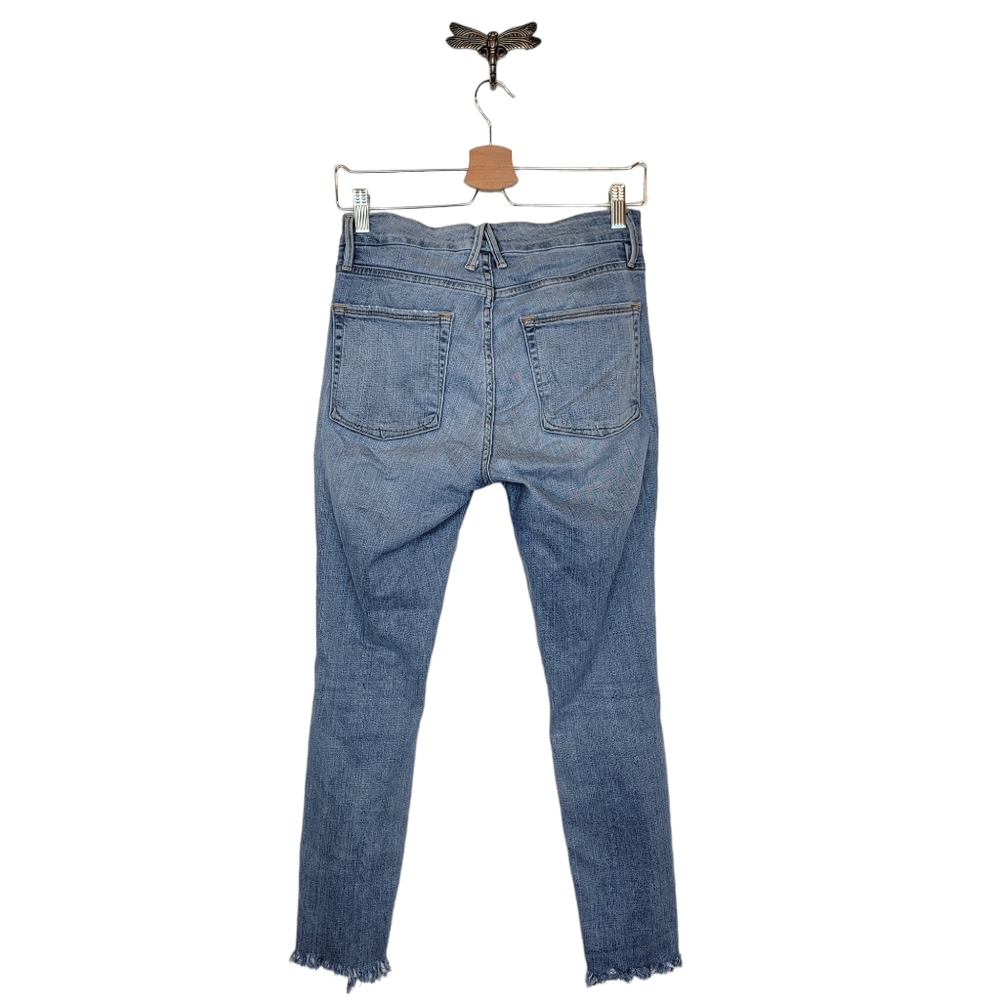Good American Good Legs Distressed Skinny Jean 4/27 - Picture 3 of 12